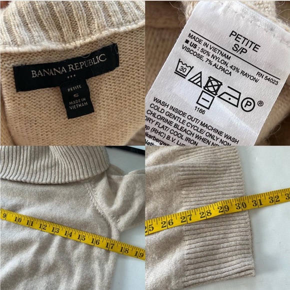 Banana Republic off-the-shoulder sweater dress size small. - Picture 8 of 8